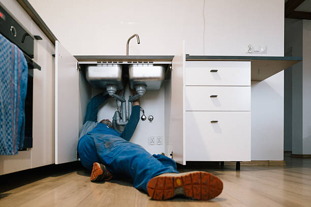 Professional Drain Cleaning technician working in Plainfield, IN
